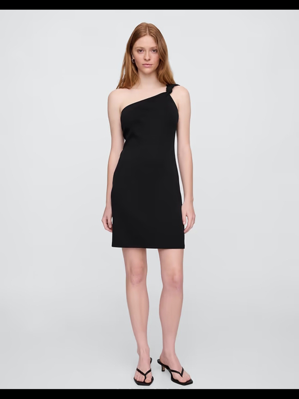 GAP Ribbed One-Shoulder Mini Dress- Size Small- NWT
